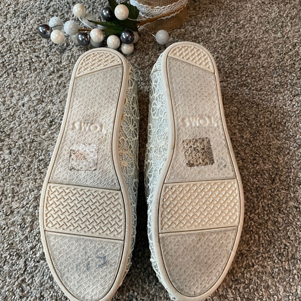 Silver lace TOMS - Picture 5 of 5